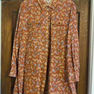 Floral Button-Up Shirt